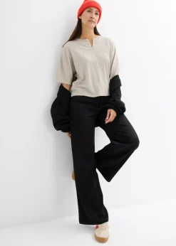 bonprix bonprix Camiseta oversize gris piedra Outlet