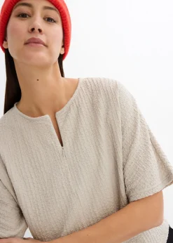 bonprix bonprix Camiseta oversize gris piedra Outlet