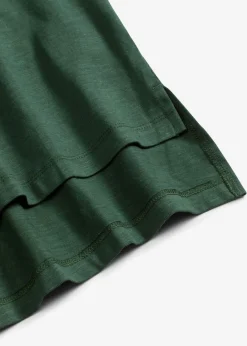 bonprix bonprix Camiseta oversize de algodón puro verde sombra Clearance