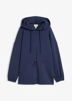 bonprix bonprix Camiseta oversize de neopreno suave Azul marino Clearance
