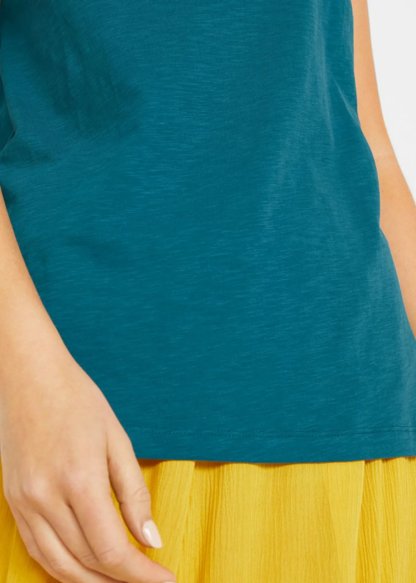 bonprix bonprix Camiseta tipo boxy Verde azulado Online