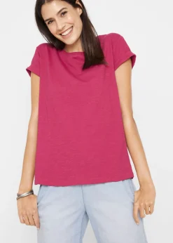bonprix bonprix Camiseta tipo boxy fucsia Hot