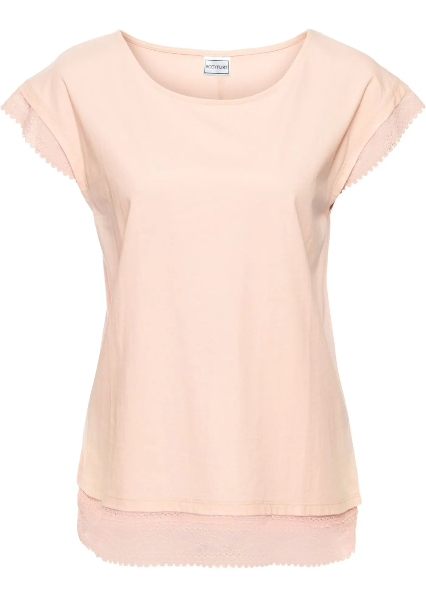 bonprix bonprix Camiseta tipo boxy de algodón Rosa
