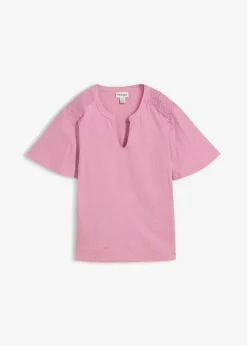 bonprix bonprix Camiseta tipo túnica Malva Best