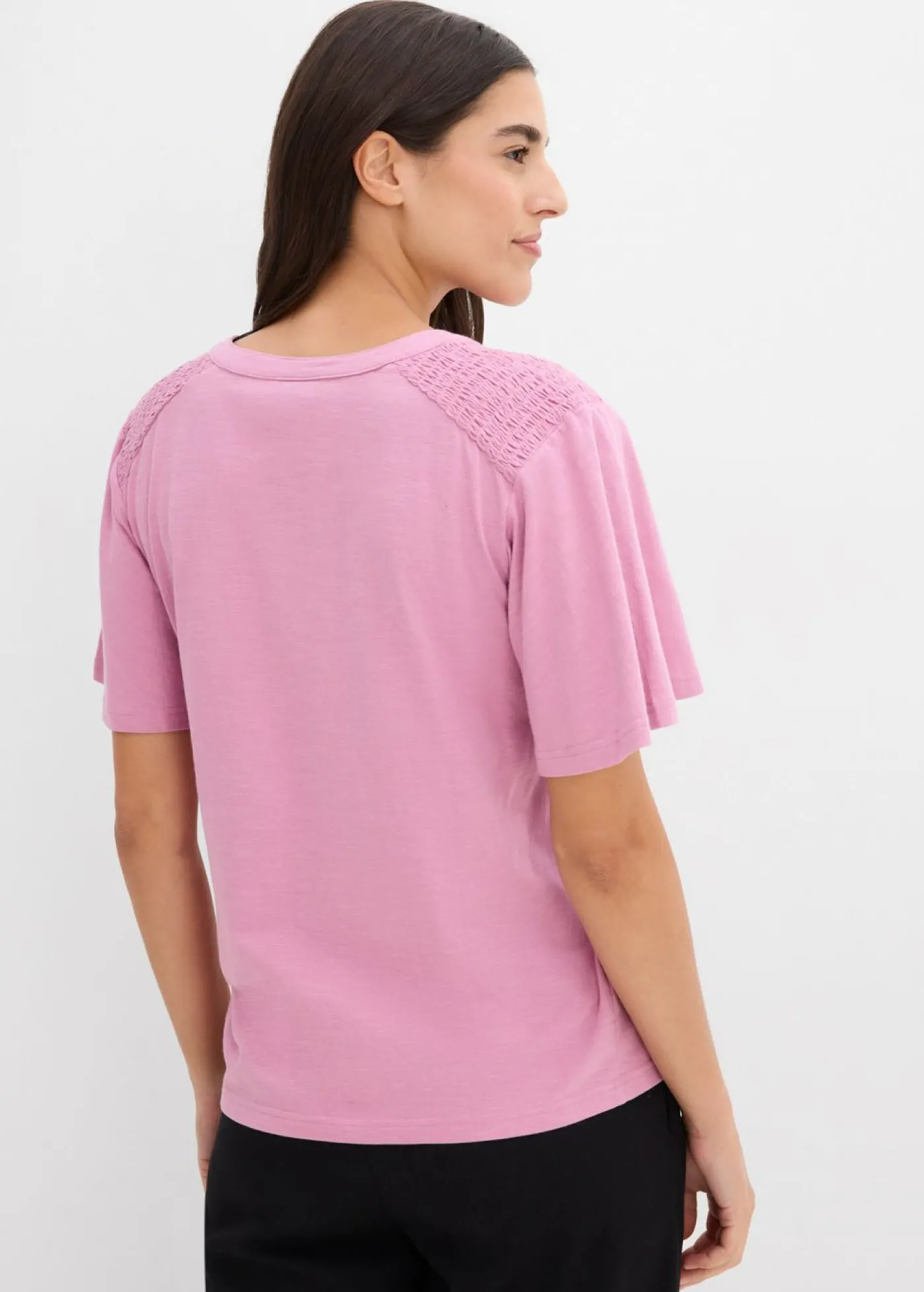 bonprix bonprix Camiseta tipo túnica Malva Best