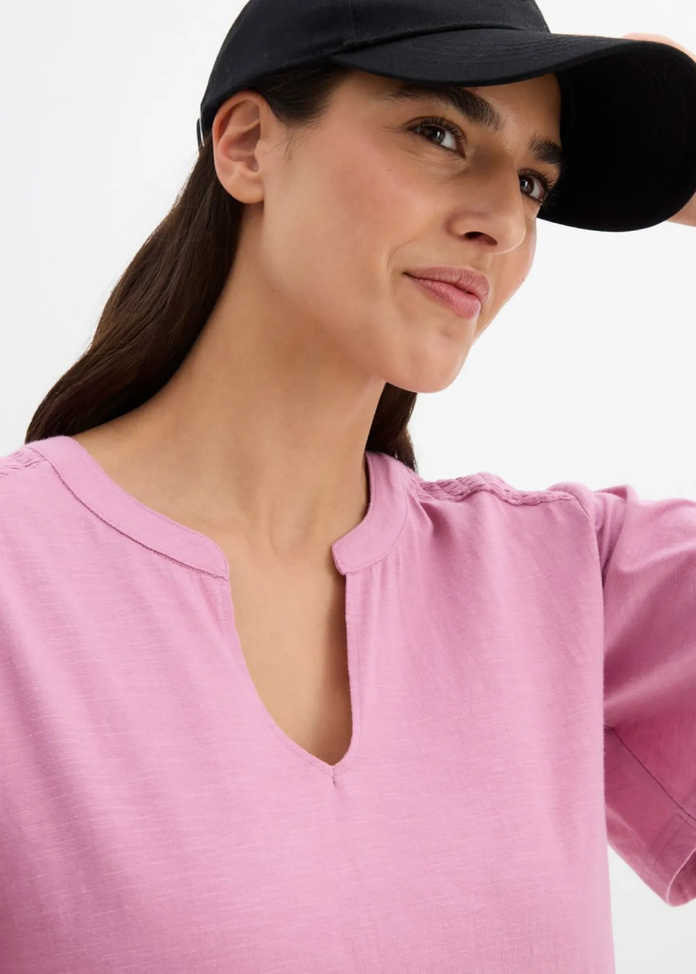 bonprix bonprix Camiseta tipo túnica Malva Best