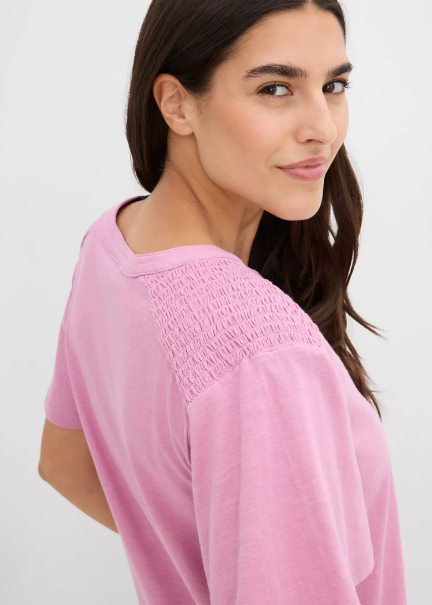 bonprix bonprix Camiseta tipo túnica Malva Best