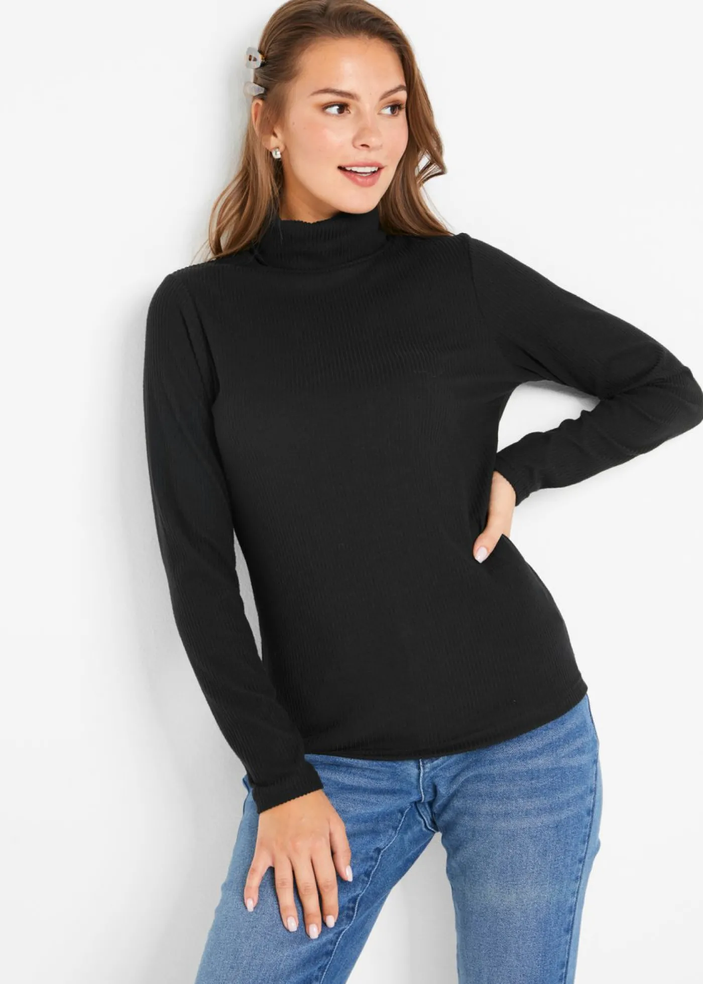 bonprix bonprix Camiseta térmica cálida Negro Hot
