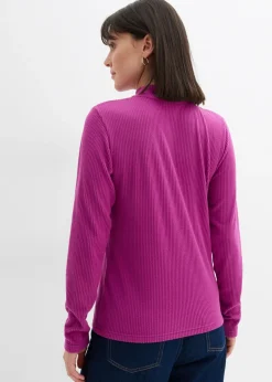 bonprix bonprix Camiseta térmica con cuello alto Fucsia oscuro New