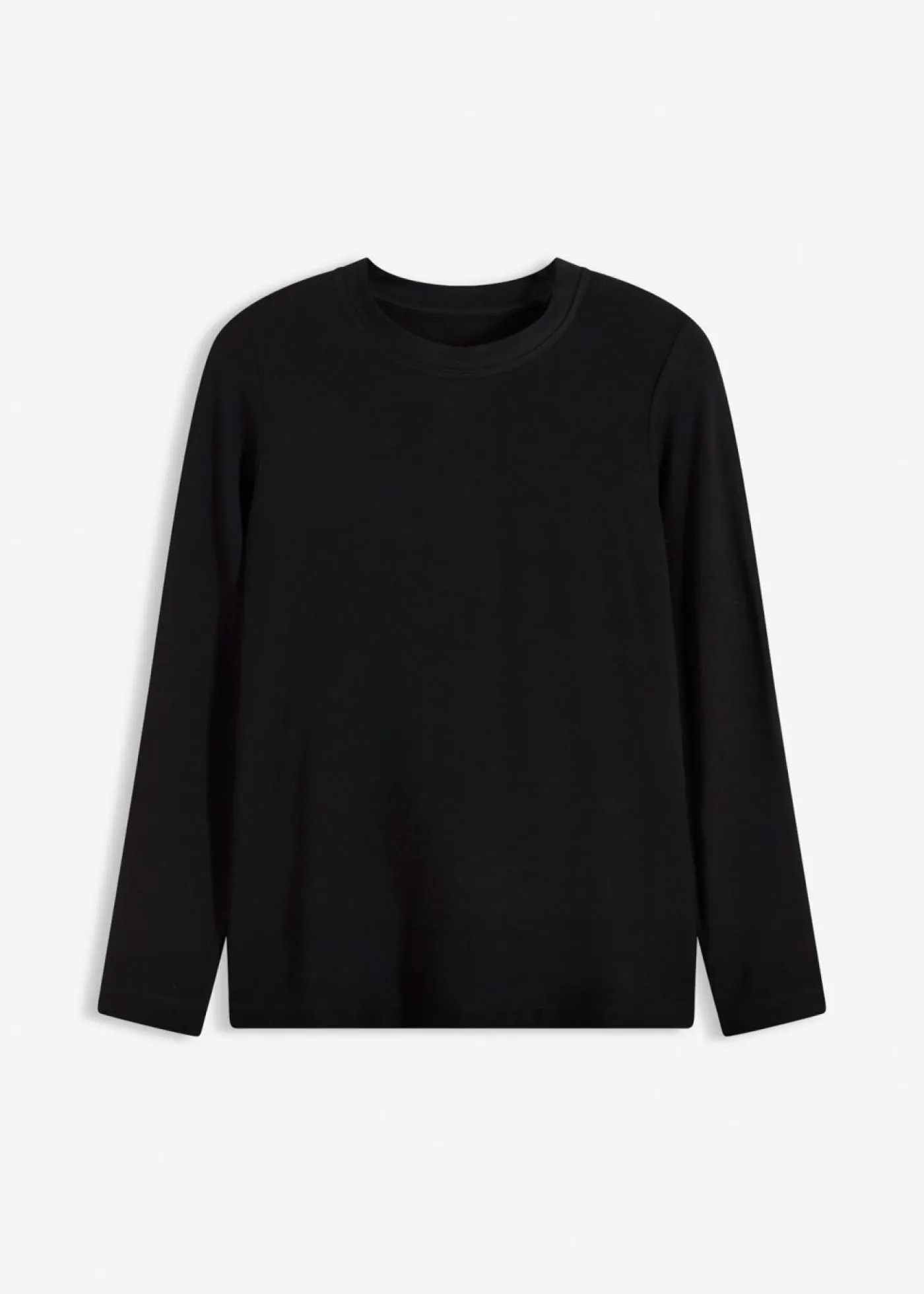 bonprix bonprix Camiseta térmica ligera de manga larga Negro Sale