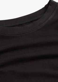 bonprix bonprix Camiseta térmica ligera de manga larga Negro Sale
