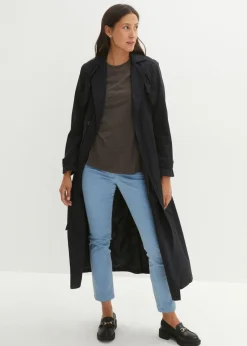 bonprix bonprix Camisetas premamá/de lactancia de algodón orgánico (2 unidades) Antracita jaspeado-verde pastel Discount