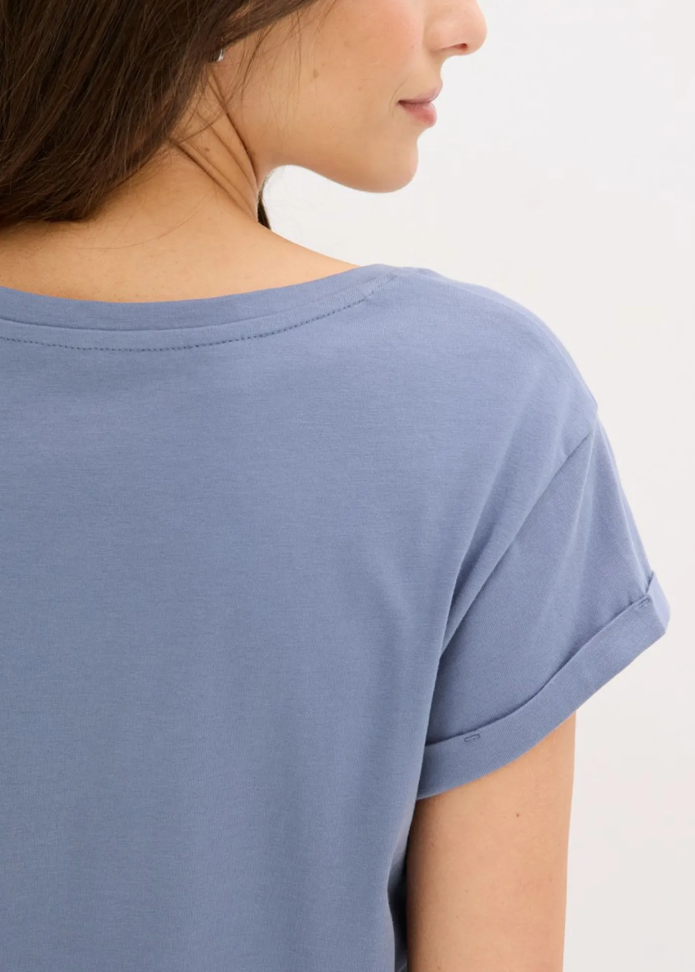 bonprix bonprix Camisón corto Azul ahumado estampado Sale