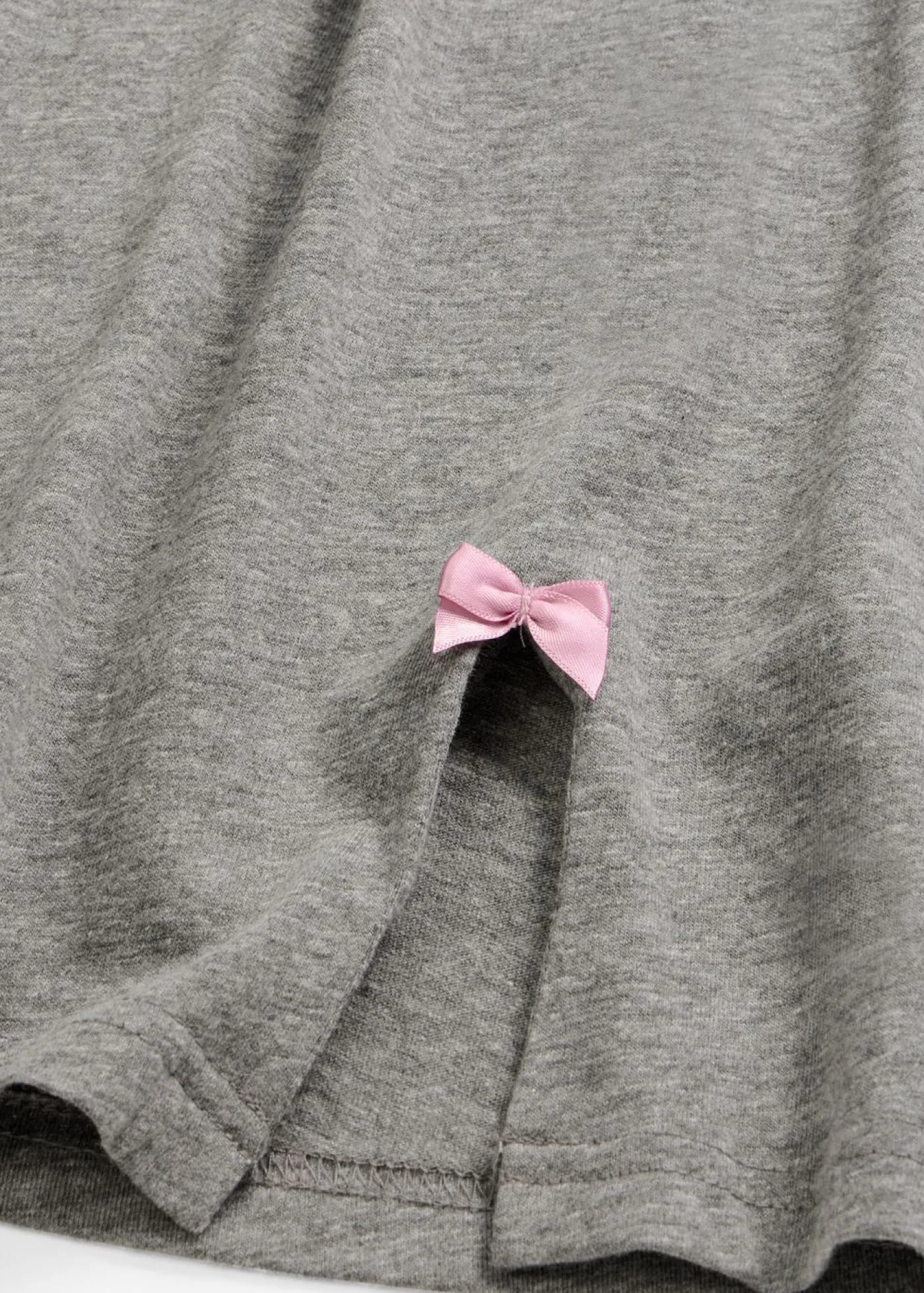 bonprix bonprix Camisón corto de algodón orgánico Gris jaspeado