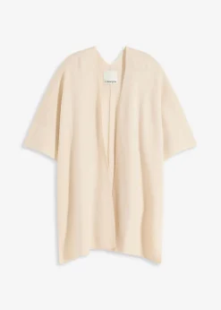 bonprix bonprix Capa de punto oversize gris guijarro moteado New