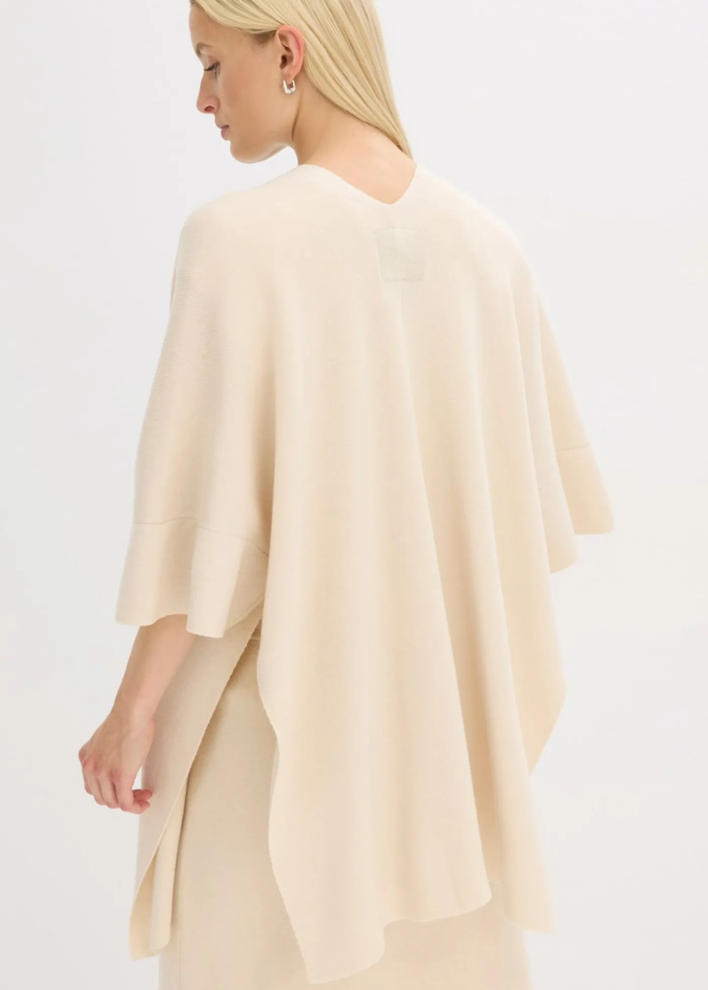 bonprix bonprix Capa de punto oversize gris guijarro moteado New