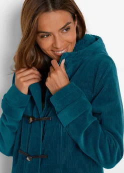 bonprix bonprix Capa forrado de pana Azul petróleo Outlet