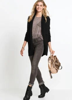 bonprix bonprix Cardigan holgado extra grande Negro Online
