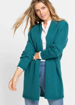 bonprix bonprix Cardigan holgado extra grande Verde azulado