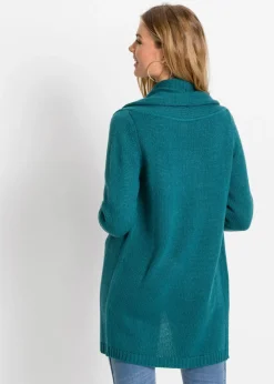 bonprix bonprix Cardigan holgado extra grande Verde azulado