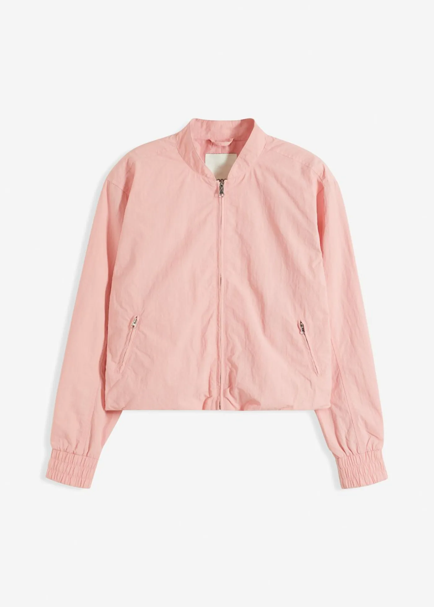 bonprix bonprix Cazadora corta y suave rosa pálido Hot
