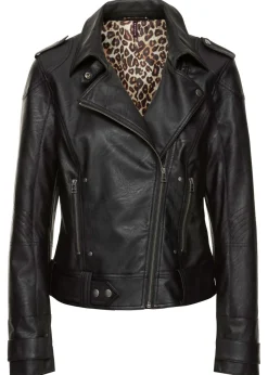 bonprix bonprix Cazadora de estilo biker Negro New