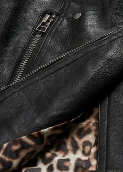 bonprix bonprix Cazadora de estilo biker Negro New