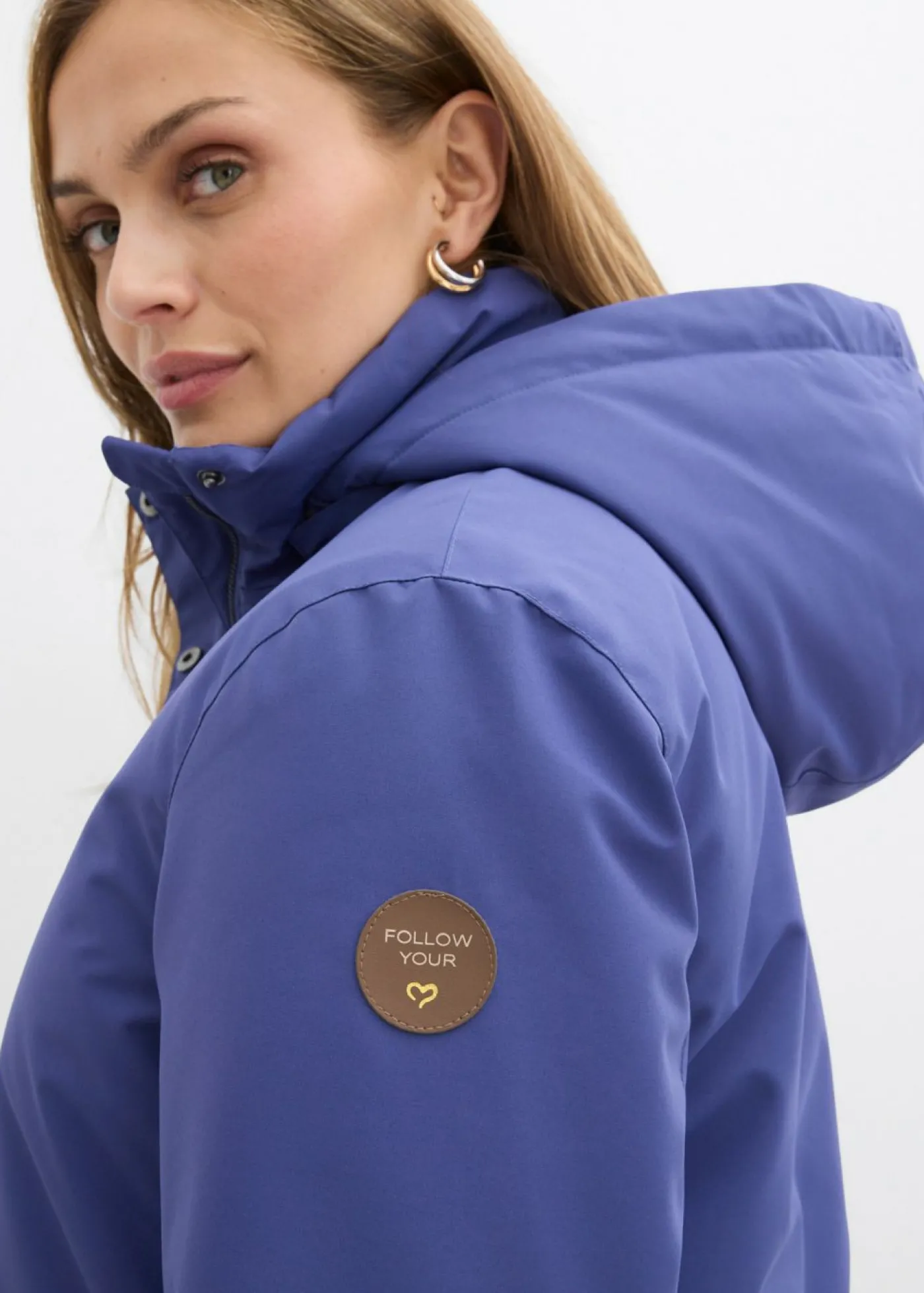 bonprix bonprix Cazadora de invierno con bolsillos Pacífico oscuro Online