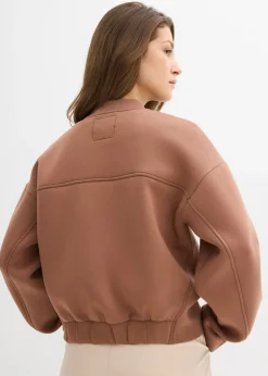 bonprix bonprix Cazadora de neopreno cómodo Marrón castaño Discount