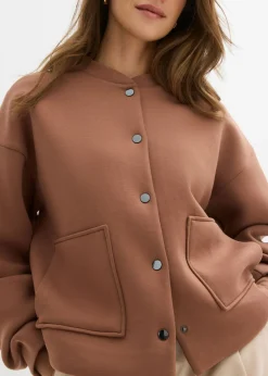 bonprix bonprix Cazadora de neopreno cómodo Marrón castaño Discount
