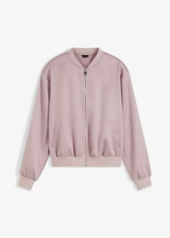 bonprix bonprix Cazadora de satén Rosa mate