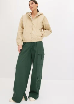 bonprix bonprix Cazadora holgada Beige verdoso Discount