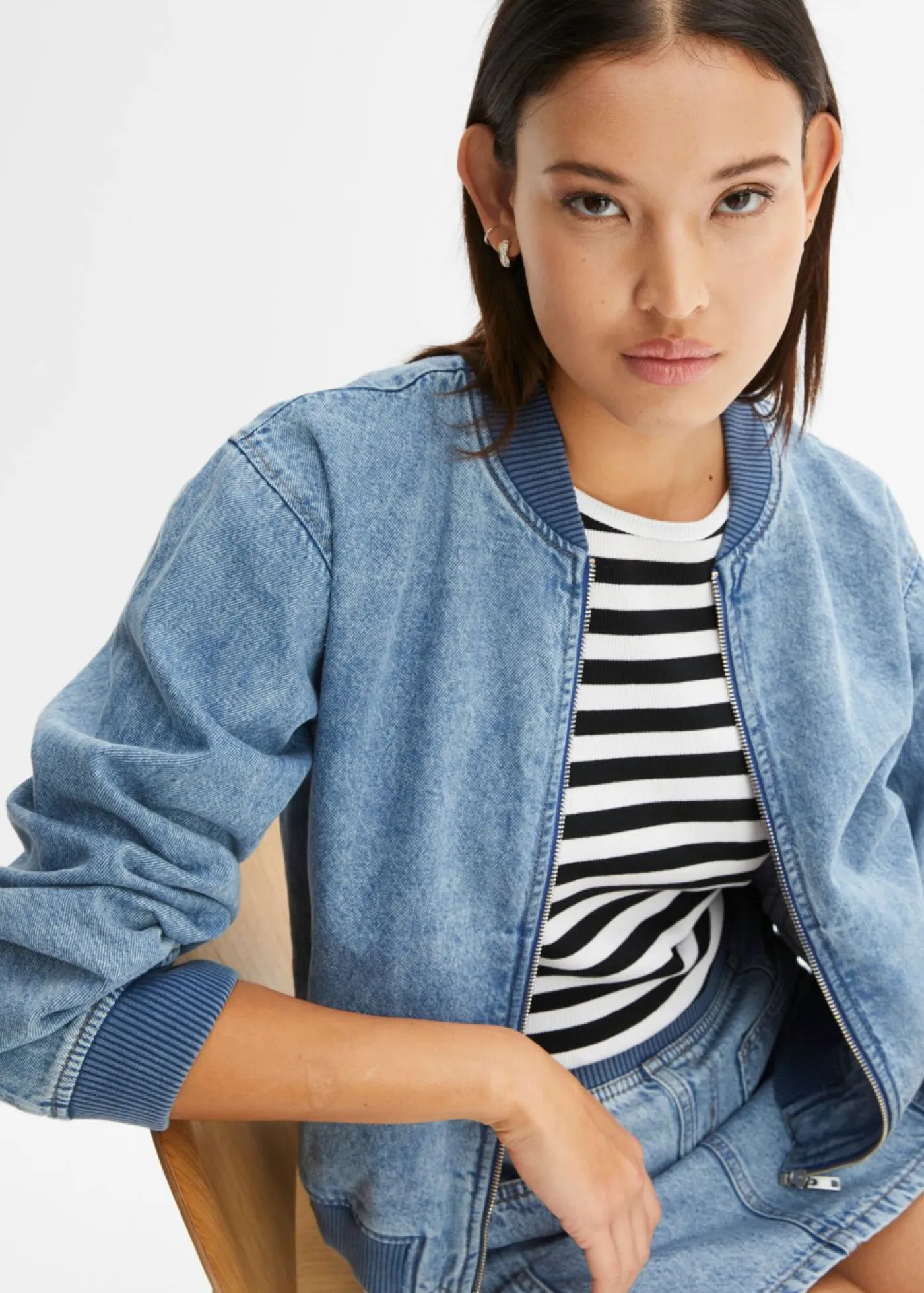 bonprix bonprix Cazadora vaquera Denim claro Best