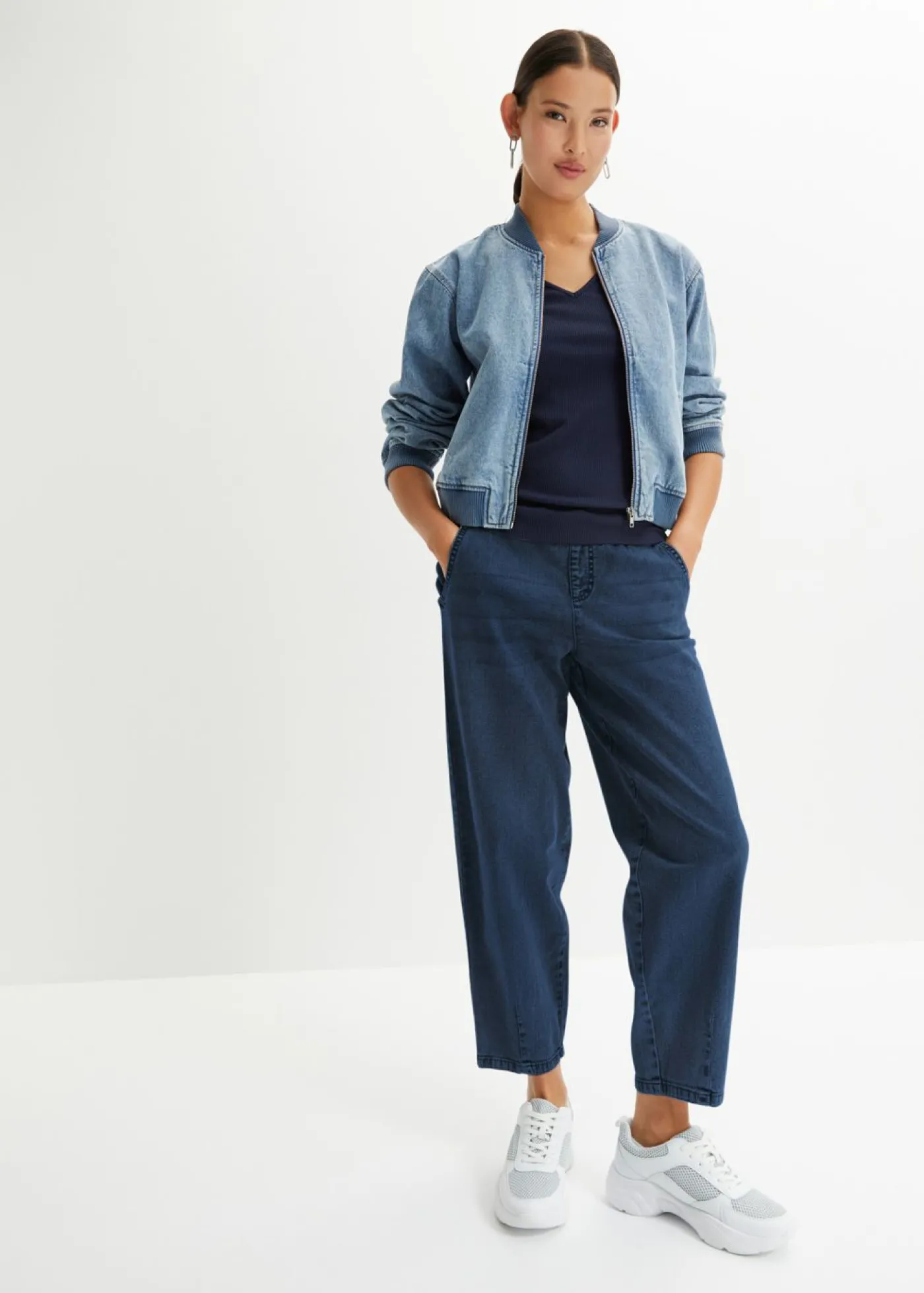bonprix bonprix Cazadora vaquera Denim claro Best