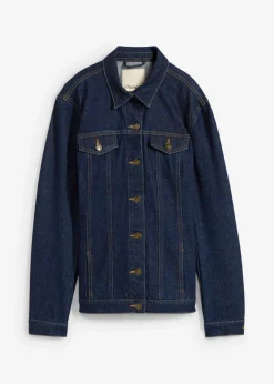 bonprix bonprix Cazadora vaquera ajustada Azul oscuro denim Best