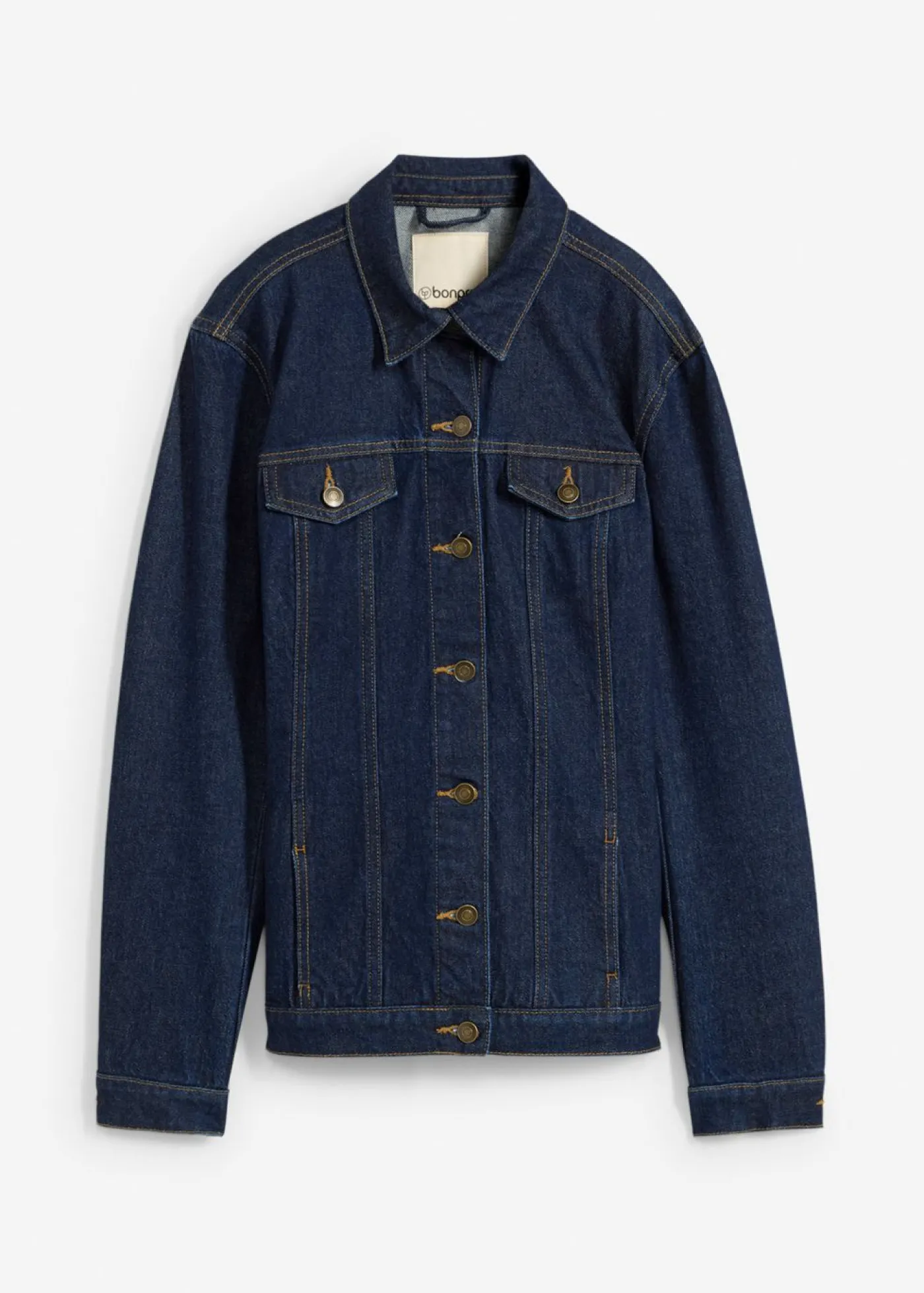 bonprix bonprix Cazadora vaquera ajustada Azul oscuro denim Best