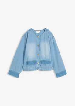 bonprix bonprix Cazadora vaquera de algodón puro Denim claro usado Discount
