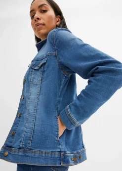 bonprix bonprix Cazadora vaquera elástica básica Azul
