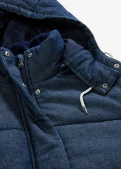 bonprix bonprix Cazadora vaquera guateada Azul oscuro denim Discount