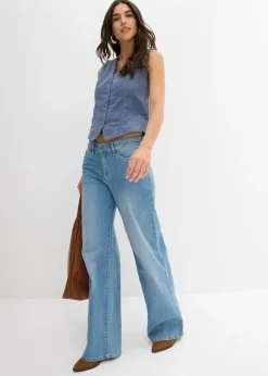 bonprix bonprix Chaleco de pana Azul ahumado Clearance