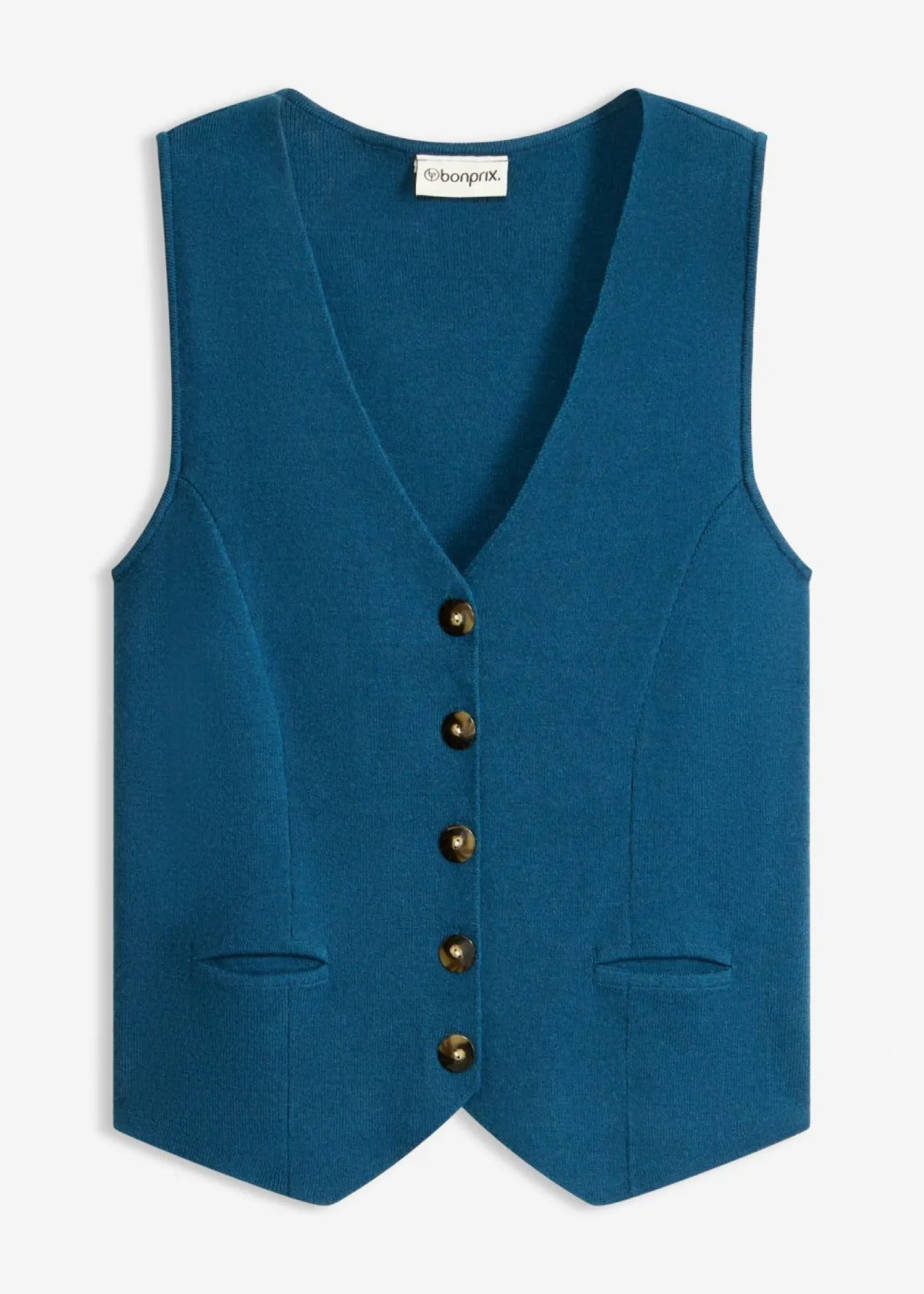 bonprix bonprix Chaleco de punto Petróleo azul Hot