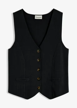 bonprix bonprix Chaleco de punto Negro
