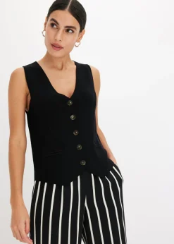 bonprix bonprix Chaleco de punto Negro