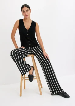 bonprix bonprix Chaleco de punto Negro