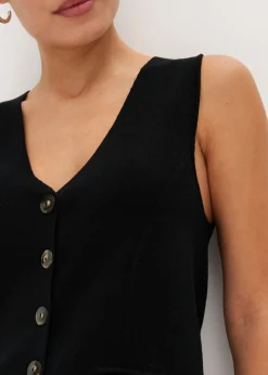 bonprix bonprix Chaleco de punto Negro