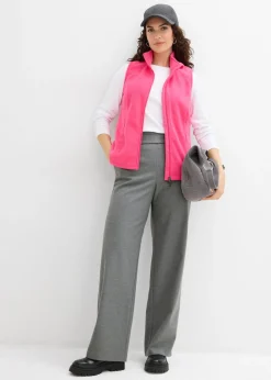 bonprix bonprix Chaleco polar con bolsillos Pink lady Online