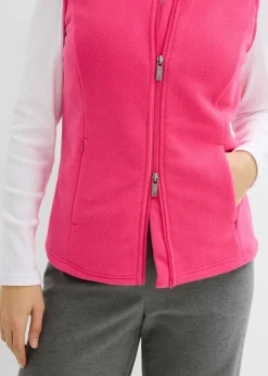 bonprix bonprix Chaleco polar con bolsillos Pink lady Online