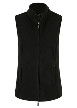 bonprix bonprix Chaleco polar con bolsillos Negro Discount