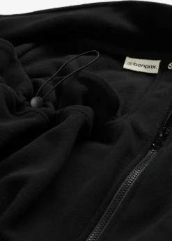 bonprix bonprix Chaleco premamá polar 3 en 1 con inserto de porteo Negro Hot