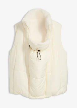 bonprix bonprix Chaleco reversible premamá/de porteo 4 en 1 Beige-blanco lana Online